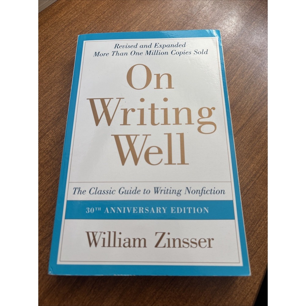 On Writing Well 30th‎ Anniversary Edition by William Zinsser Paperback Textbook